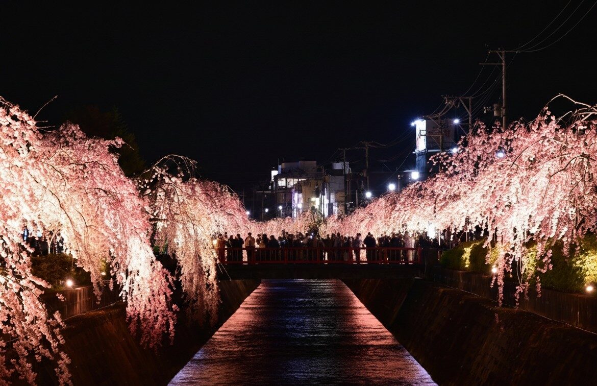 天童のしだれ桜